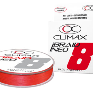 Fir textil CLIMAX iBRAID NEO X8 FLUO RED 135m 0.08mm 4.9kg