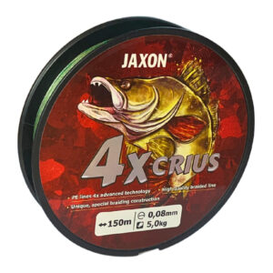 Fir textil JAXON CRIUS PE 4X DARK GREEN 150m 0.10mm 7kg