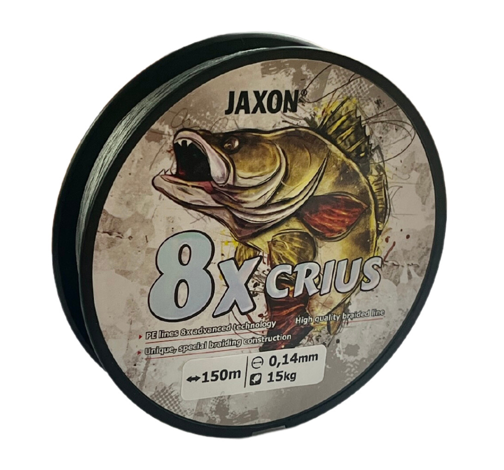 Fir textil JAXON CRIUS PE 8X GREY 150m 0.18mm 19kg Fir textil JAXON CRIUS PE 8X GREY 150m 0.18mm 19kg
