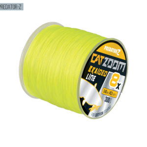 Fir textil CATZOOM CATFISH 8X 300m 0.50mm 49.8kg Fluo Green