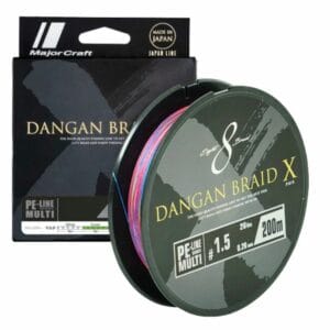 Fir textil MAJOR CRAFT DANGAN BRAID X 8X 200m #2.0 35lb Multicolor