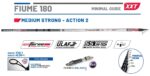 Lanseta bologneza COLMIC FIUME 180 XT 8M 18GR Minimal Guide Fuji RS
