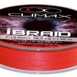 Fir textil CLIMAX iBRAID X8 FLUO RED 135m 0.14mm 11.3kg