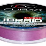 Fir textil CLIMAX iBRAID U-LIGHT FLUO PURPLE 135m 0.10mm 7.5kg