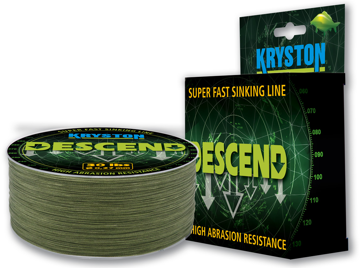 Fir textil KRYSTON DESCENT SUPER FAST SINKING 300m 20lb 0.23mm Olive Mud Fir textil KRYSTON DESCENT SUPER FAST SINKING 300m 20lb 0.23mm Olive Mud