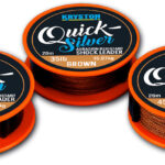 Fir textil QUICKSILVER SHOCK LEADER 20m 35lb Gravel Brown
