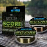 Fir monofilament KRYSTON SCORE LONGSHOT MONO 1000m 0.405mm 26lb 12.2kg Olive