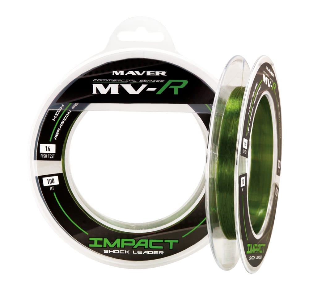 Fir monofilament MAVER MV-R LOW IMPACT SHOCK LEADER SINKING 100m 0.50mm Fir monofilament MAVER MV-R LOW IMPACT SHOCK LEADER SINKING 100m 0.50mm
