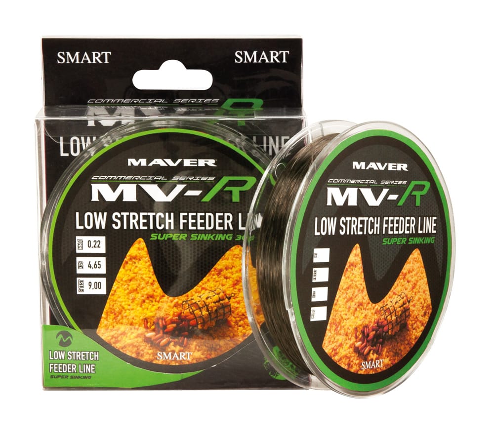 Fir monofilament MAVER MV-R LOW STRECH FEEDER 300m 0.22mm Fir monofilament MAVER MV-R LOW STRECH FEEDER 300m 0.22mm