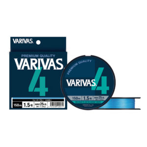 Fir textil VARIVAS PE 4 BLUE EDITION 150m 0.148mm 15lb Water Blue