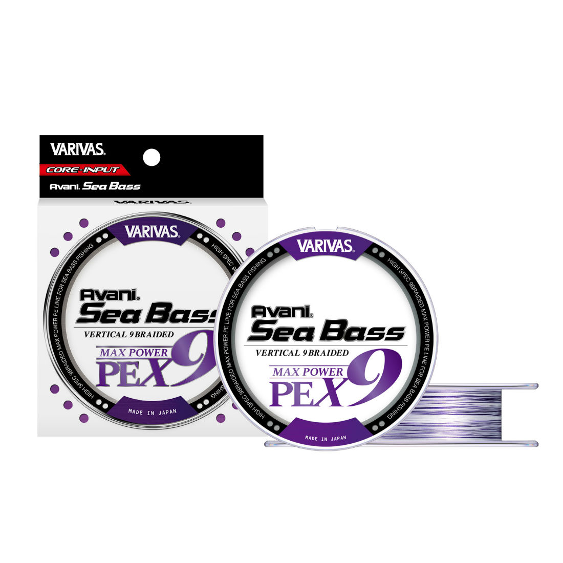 Fir textil VARIVAS AVANI SEA BASS MAX POWER PE X9 150m #1.0 23lbs White Purple Fir textil VARIVAS AVANI SEA BASS MAX POWER PE X9 150m #1.0 23lbs White Purple