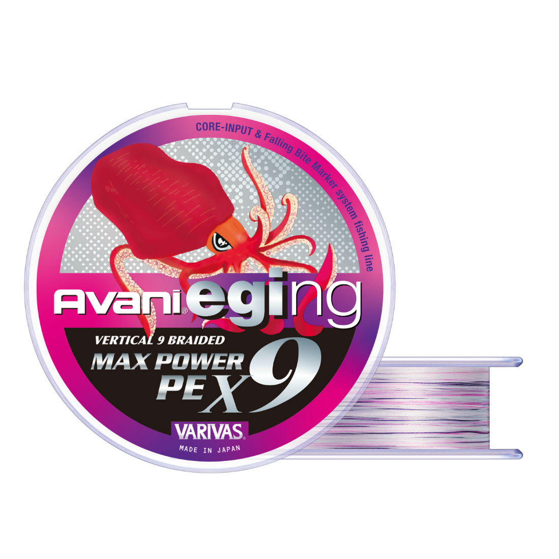 Fir textil VARIVAS AVANI EGING MAX POWER PE X9 150m #0.8 18lbs White Marking Fir textil VARIVAS AVANI EGING MAX POWER PE X9 150m #0.8 18lbs White Marking