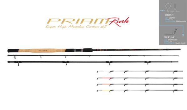 Lanseta feeder Colmic PRIAM RUSH COMPETITION FEEDER 13'6" 410 130gr 3sec