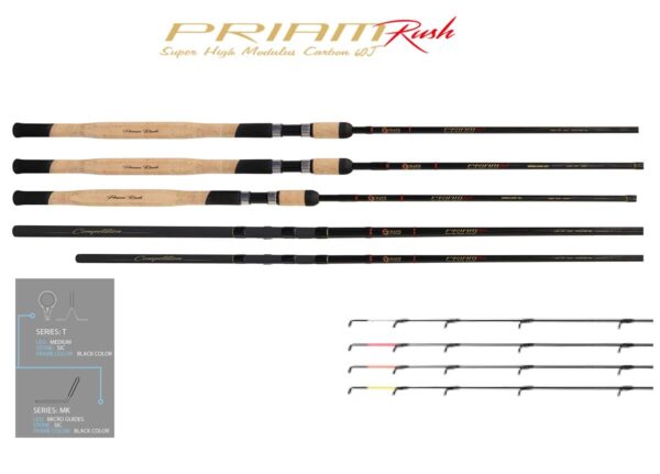 Lanseta feeder Colmic PRIAM RUSH COMPETITION FEEDER 10' 300 30gr 2sec