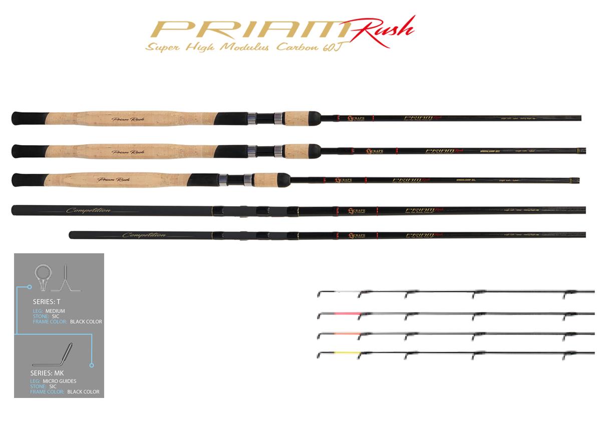 Lanseta feeder Colmic PRIAM RUSH COMPETITION FEEDER 11'8" 360 40gr 2sec Lanseta feeder Colmic PRIAM RUSH COMPETITION FEEDER 11'8" 360 40gr 2sec
