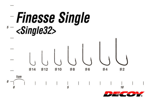 Cârlig Decoy 32 Finesse Single №14 - imagine 4