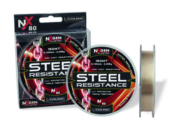 Fir monofilament COLMIC STEEL RESISTANCE NX80 150M 0.40mm