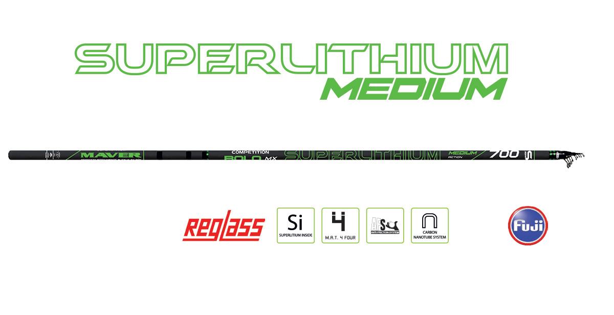 Lanseta bologneza MAVER SUPERLITIUM MEDIUM MX 8M Fuji Lanseta bologneza MAVER SUPERLITIUM MEDIUM MX 8M Fuji