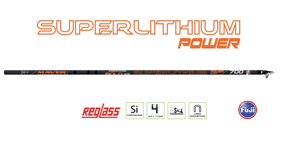 Lanseta bologneza MAVER SUPERLITIUM POWER MX 5M Fuji Lanseta bologneza MAVER SUPERLITIUM POWER MX 5M Fuji