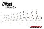 Cârlig Offset Decoy Worm 5 №3 - imagine 3
