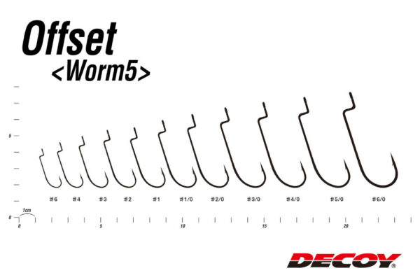 Cârlig Offset Decoy Worm 5 №3 - imagine 3