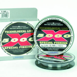 Fir monofilament COLMIC X-5000 600M 0.12mm