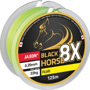 Fir textil BLACK HORSE PE 8X FLUO 125m 0.10mm