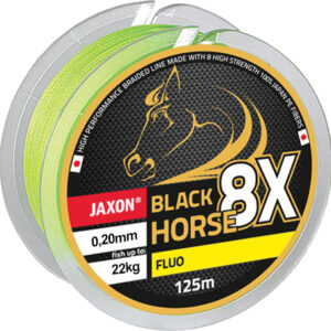 Fir textil BLACK HORSE PE 8X FLUO 125m 0.12mm