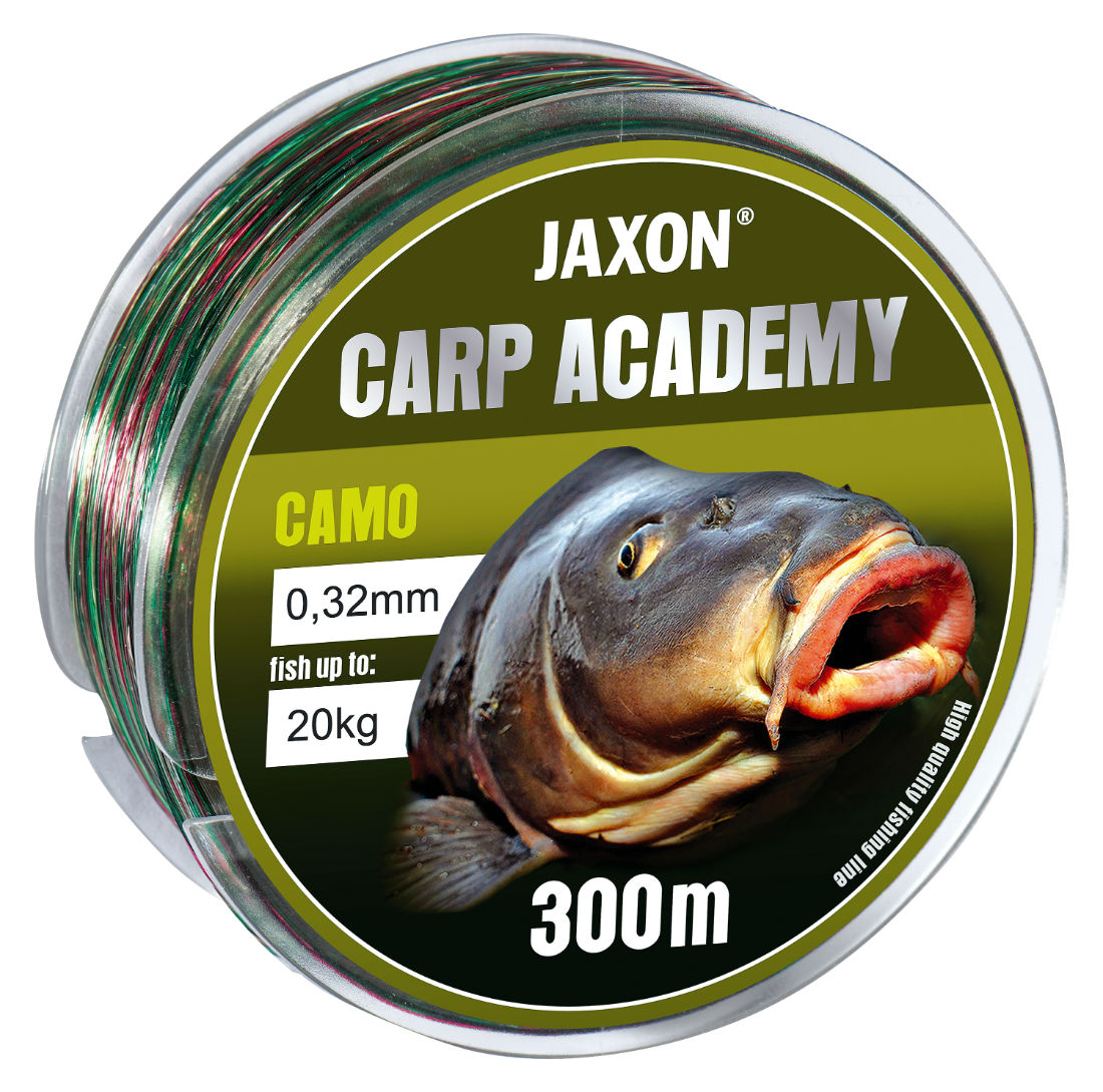 Fir monofilament JAXON CARP ACADEMY CAMO 1000m 0.25mm 13kg Fir monofilament JAXON CARP ACADEMY CAMO 1000m 0.25mm 13kg