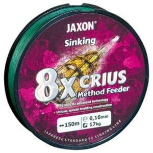 Fir textil JAXON CRIUS PE X8 METHOD FEEDER SINKING 150m 0.16mm 17kg