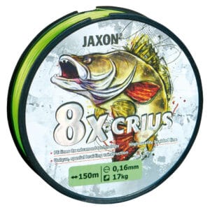 Fir textil JAXON CRIUS PE X8 FLASH GREEN 150m 0.14mm 15kg