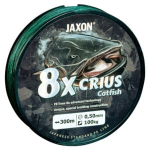 Fir textil JAXON CRIUS PE X8 CATFISH GREEN 300m 0.40mm 65kg