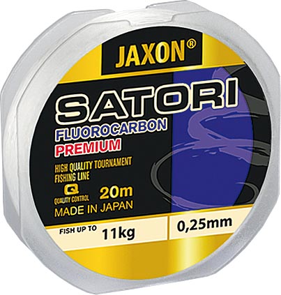 Fir fluorocarbon SATORI FLUOROCARBON PREMIUM 20m 0.60mm Fir fluorocarbon SATORI FLUOROCARBON PREMIUM 20m 0.60mm