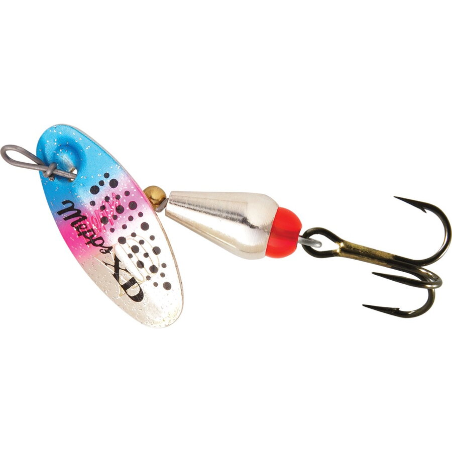 Linguriță rotativă Mepps XD Tri Fluo Argint/Rainbow 2.5g Linguriță rotativă Mepps XD Tri Fluo Argint/Rainbow 2.5g