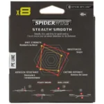 Fir textil Spiderwire Stealth Smooth 8 Code Red 0,11mm/10,3kg/150m - imagine 3