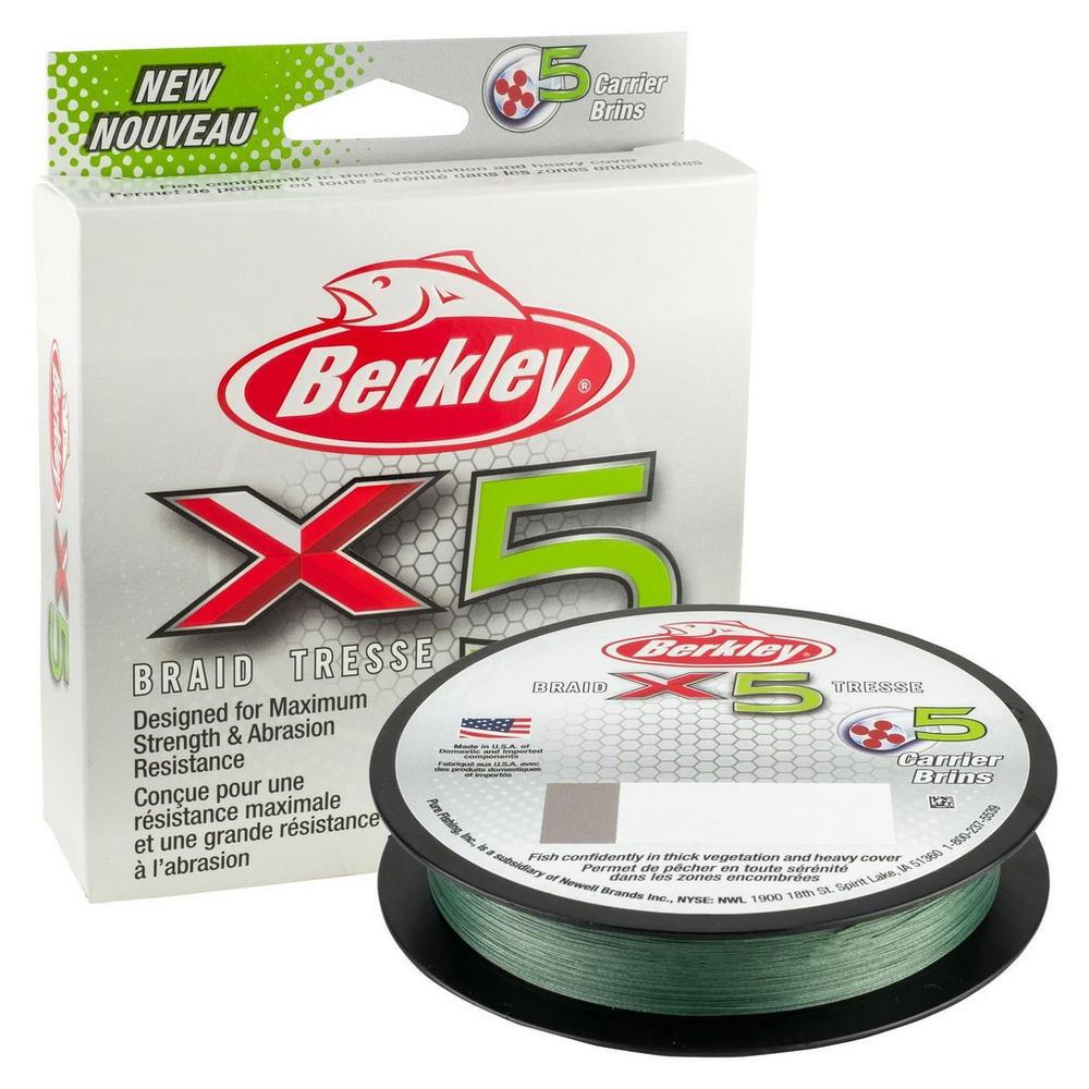 0eae3c0bb1551afff15d0815b4961b06 Fir textil Berkley Textil X5 LOW VIS Verde 0,30mm/31,0kg/150m - imagine 1
