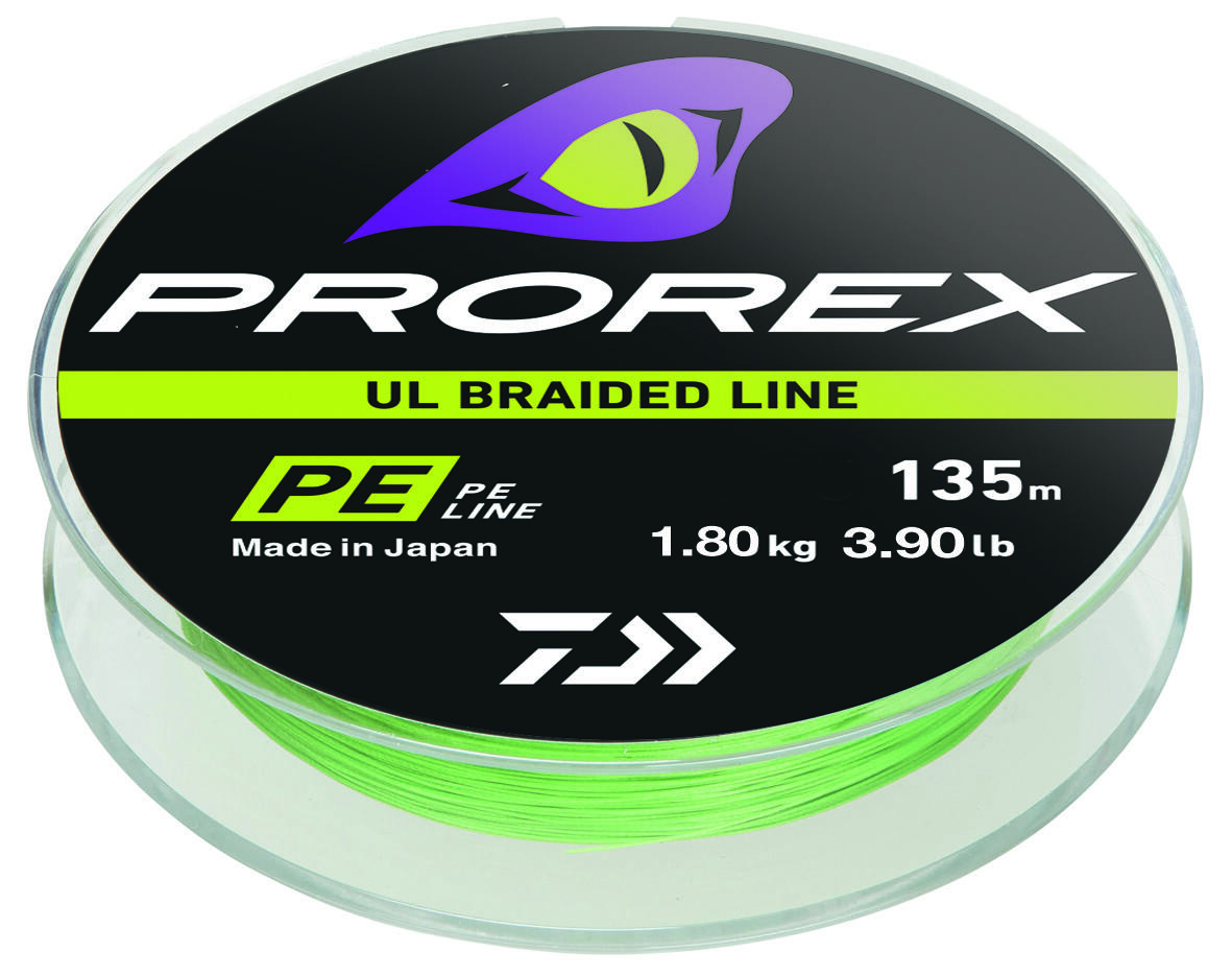 25bb1a57a77510cd59ebf1f797ed6940 Fir textil Daiwa Prorex UL Finesse Braid mm/4,3kg/135m - imagine 1
