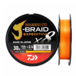 Fir textil Daiwa J-Braid Expedition X8 PE006mm/5,2kg/150m Orange