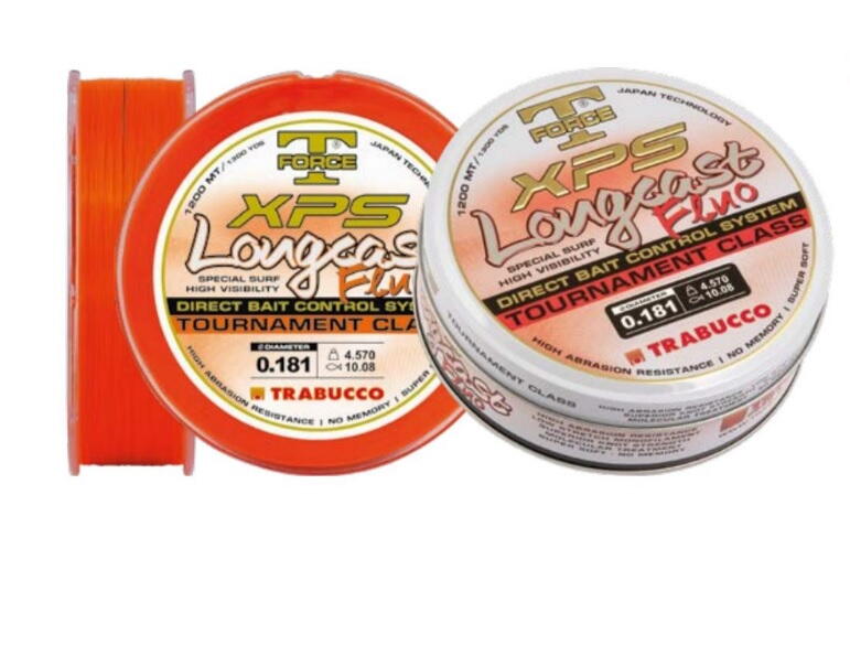 3b44ea9b221fefb37a45cf180bfae950 Fir monofilament Trabucco T-Force XPS Longcast Fluo 0,22mm/6,95kg/1200m - imagine 1