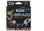 Fir textil Daiwa J-Braid Expedition X8E 0,22mm/19,5kg/300m Verde - imagine 2