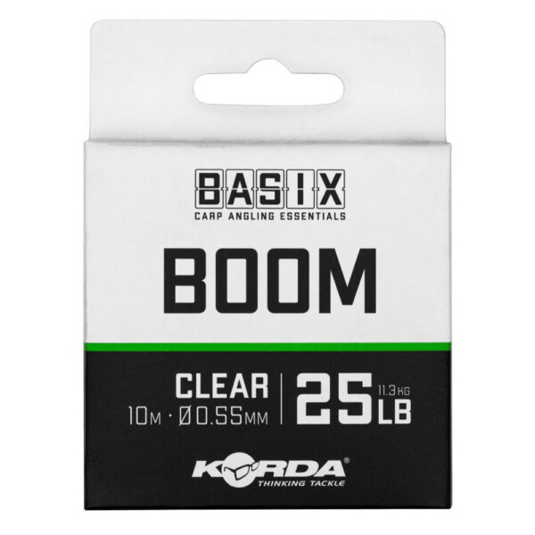 Fluorocarbon Korda Basix Boom 0,55mm/25LB/10m - imagine 2