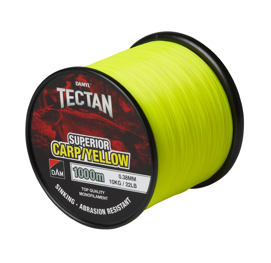 4d8162f1412560f0ae4086b79b9b53b6 Fir monofilament DAM Tectan Carp Yellow 0,33mm/8,0kg/1000m - imagine 1