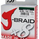 Fir textil Daiwa J-Braid X8 Verde 0,35mm/36kg/300m