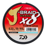 Fir textil Daiwa J-Braid Grand X8E Blue 0,16mm/10kg/135m - imagine 2