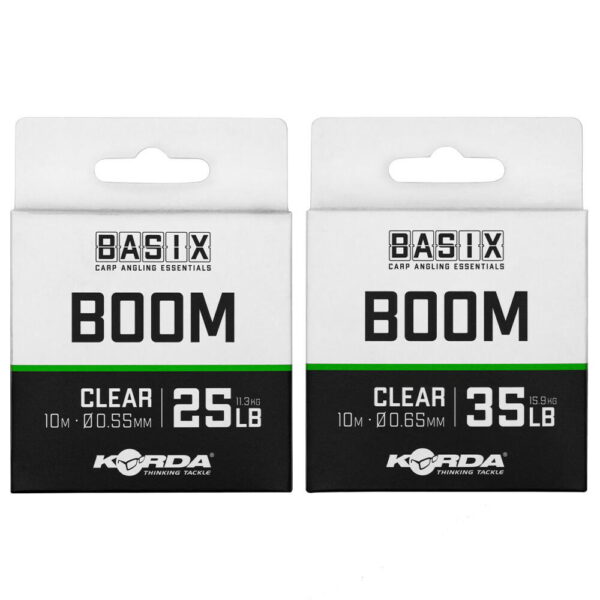 Fluorocarbon Korda Basix Boom 0,55mm/25LB/10m - imagine 3