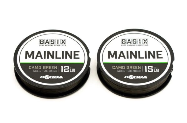 Fir monofilament Korda Basix Mainline 0,35mm/12LB/1000m - imagine 2