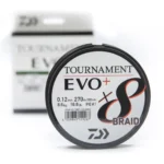 Fir textil Daiwa TN X8 BR. EVO+ Chartr. 0,16mm/12,2kg/270m