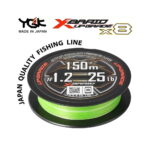 Fir textil Generic Tackle YGK X-Braid Upgrade X8 Verde Fluo 150m/25LBS - imagine 3