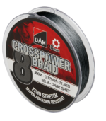Fir textil DAM Textil Crosspower 8X Dark Grey 0,15mm/9,0kg/300m