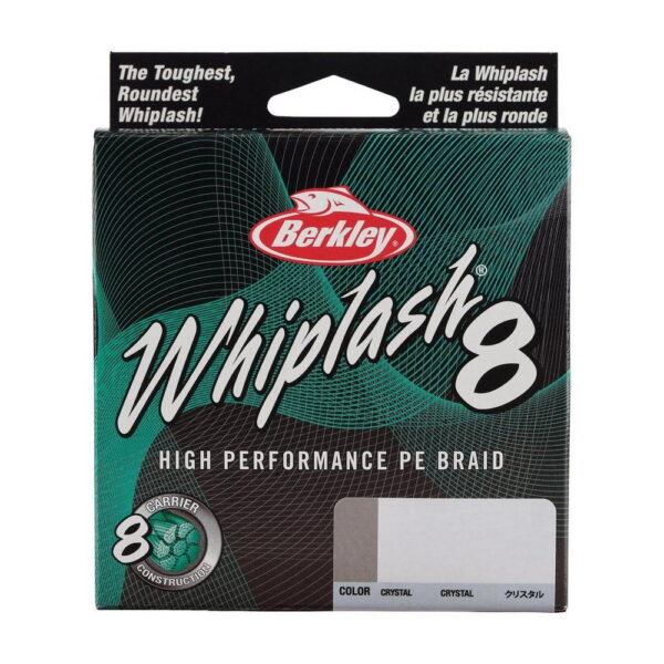 Fir textil Berkley Whiplash 8 PE Crystal 0,14mm/19,2kg/150m - imagine 3